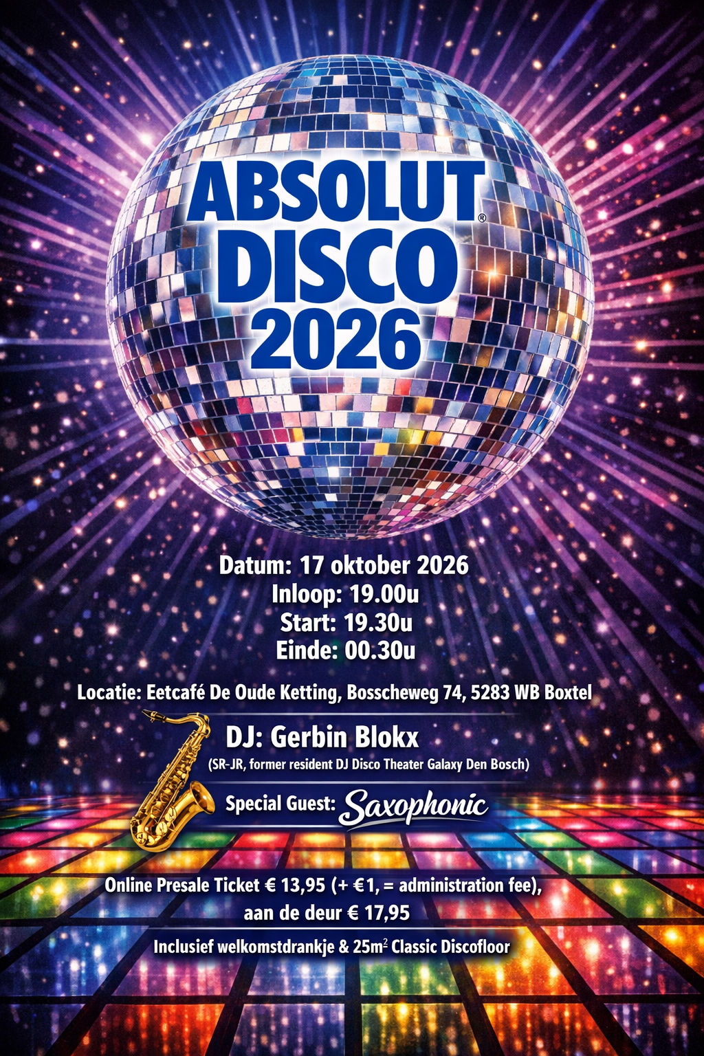 Boxtel - Absolut Disco 2026